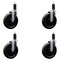 Service Caster 6'' Phenolic Wheel Swivel 1-1/4'' Expanding Stem Caster Set, 4PK SCC-EX20S615-PHS-114-4 - alternate 1